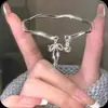 Pulsera de Loto de Bambú Mismo Estilo que Little Red Book Pulsera China para Mujer Ins Segura y Sencilla Decoración de Media Cadena Patrimonial