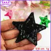Lentejuelas de Punto Estrella Toalla Tela Bordada Pegatinas Forma de Corazón Letra Parche para Ropa Accesorios de Ropa Pegatinas DIY
