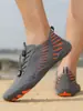 Sapatos Barefoot Transfronteiriços para Homens e Mulheres, Sapatos de Cinco Dedos, Sapatos de Praia, Anti-Corte, Antiderrapantes, Sapatos Aquáticos, Sapatos de Natação, Sapatos Abrangentes para Treinamento