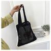 Bolso de Punto Simple y Versátil, Bolso de Mano, Bolso de Hombro de Alta Gama para Mujer, Bolso Tejido, Bolso Calado, Bolso Tote de Gran Capacidad