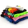 Cordones Semi-Circulares al por Mayor Wild Elephant para Zapatos de Baloncesto, Zapatos Casuales, Zapatos Deportivos, Zapatos de Trabajo, Cordones Coloridos Negros y Blancos