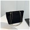 Bolso Tote Cubo de Gran Capacidad con Textura Estilo Coreano Bolso de Mujer 2024 Nuevo Bolso para Viajar Bolso de Hombro Casual Simple