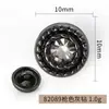 26 Modelos Nuevos de Botones Metálicos Exquisitos y Compactos con Diamantes, Botones Decorativos Redondos Pequeños de 10 mm Cosidos a Mano, Stock Listo Transfronterizo