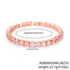 Pulsera Redonda Transfronteriza 6.0 con Cierre de Extensión Multicolor, Pulsera Colorida de Circonita de Alta Calidad para Mujer, Mayoreo