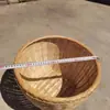 Cestas Grandes de Bambú, Cestas de Bambú para Lavar Arroz, Cestas de Bambú para Granos, Cestas de Bambú para Bodas y Celebraciones, Productos Tejidos de Bambú para Decoraciones de Restaurantes