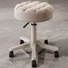 Banqueta de Beleza, Banqueta Giratória Ajustável com Rodinhas Especial para Salão de Beleza, Cadeira de Cabeleireiro, Banqueta Redonda para Manicure em Casa, Barbearia