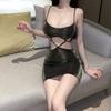Três horas da noite lingerie sexy sexy garota gostosa apertada oca condole cinta saia quadril provocação em estoque fornecimento geração 1762