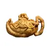 Alça para Bule de Madeira Sólida Esculpida Peça para Cabo de Bule de Cuia Mão de Buda Taihang Thuja Acessórios para Animais de Chá de Mesa Comprimento 8cm