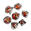 Dados de Resina Longan para D&D Producto Más Vendido en Amazon Grupo de Corredores Coc Cápsulas D20-D47