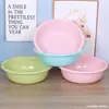 Fabricante Bacia Plástica Bacia de Lavar Doméstica Plástico Doméstico Presente Plástico Bacia para Rosto Impressão Bacia para Lavanderia Espessada Atacado
