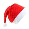 CY Transfronteiriço Novo Natal Adulto Amor Chapéu de Natal Embossado Pelúcia Curta de Alta Qualidade Chapéu Decorativo de Natal Fantasia