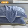 Novedad 2025, fundas de almohada de gasa de algodón puro, juego de dos, resistentes al aceite, fundas de almohada 100% algodón, absorbentes de sudor, transpirables, antideslizantes y que no se caen