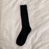 Calcetines Finos de Verano para Mujer Calcetines de Felpa Grises Calcetines hasta la Pantorrilla de Rayas Verticales Estilo Japonés Miu Medias Blancas Estilo Bailarina