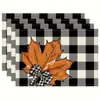 Set de Manteles de Halloween Transfronterizo Más Vendido Calavera Fantasma Araña Calabaza Murciélago Lino Estampado Almohadilla Aislante Térmico Mesa