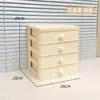 Caixa de Armazenamento Casual Tipo Gaveta para Mesa de Escritório em Casa Caixa de Arquivos A5 Caixa de Armazenamento à Prova de Poeira para Detritos de Dormitório Estudantil