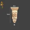 Coluna Romana Estilo Europeu Madeira Maciça Esculpida Decoração Simples Estilo Europeu Cabeça de Coluna Estilo Chinês Viga de Suporte Viga de Suporte Almofada Móveis Lareira Armário