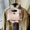 Bolsas de Mujer Transfronterizas 2025 Nuevo Estilo Textura Casual Moda Tendencia Retro Bolso de Hombro Cruzado Axila Bolso Kelly
