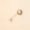 Broche de Cristal, Piedras de Zirconia Coloridas, Varias Formas, Pines Largos, Saco de Traje, Pines para Cuello de Ropa, Pines de Una Palabra