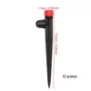 Gotejador Ajustável de Oito Furos com Trava de 13cm Gotejador Flor de 360 Graus Irrigação por Gotejamento Plug-in de Irrigação Gotejador Ajustável