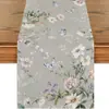 Nuevo Mantel Estampado Floral Hojas Verdes Primavera/Verano 2026 Decoración del Hogar Mesa de Centro de Sala de Estar Mantel Mantel para Mesa de Comedor de Cocina