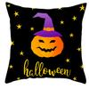 Funda de Almohada de Halloween con Estampado, Funda de Cojín para Sofá, Coche, Oficina de Amazon Transfronterizo para el Hogar