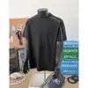 Camiseta Masculina de Manga Curta, Novo Estilo de Verão, Marca Americana Tendência, Camiseta Casual Preta Solta de Manga Meia-Manga, Branca