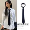 Combinación Perfecta para un Traje~ Corbata Bufanda de Seda a Rayas Diagonales Grises de Alta Inteligencia, Accesorio de Vestimenta Casual y Sencilla Estilo Coreano Otoño e Invierno