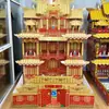 Palacio Penglai Xianju Cartón Corrugado Edificio Plegable Edificio Xianyuan 2 Fábrica Directa de Una Pieza