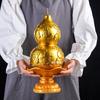 Lâmpada de vela cabaça dourada modelo de vela vela lótus lâmpada lótus tudo de bom vela artesanal fabricantes de velas domésticas