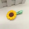 Celebridad de Internet Pasador de Girasol Dulce Lindo Flor para Mujeres Lado Girasol Pinza de Pico de Pato Tocado Flequillo Pelo Roto Pasador