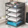Estante para Archivos Organizador de Escritorio de Oficina Multicapa Clasificación y Organización de Papel A4 Caja de Archivos Almacenamiento Artículo Popular Transfronterizo