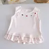 Chal Sencillo Estilo Coreano para Niñas 26 Nueva Camiseta sin Mangas Moderna de Verano para Bebés Ropa Exterior Casual Versátil Top 3