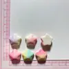Estrela pentagrama colorida em degradê macaron brilhante diy feito à mão acessórios de grampo de cabelo de cola de creme resina patch para capa de celular
