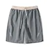 Pantalones Cortos de Verano para Hombre de Seda de Hielo de Secado Rápido con Perforaciones Láser de Cinco Puntos