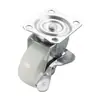 Rueda loca 1 pulgada 1.25 pulgadas 1.5 pulgadas 2 pulgadas rueda universal polea para muebles rueda direccional rueda P blanca rueda pequeña con freno