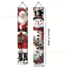 Banner de Natal mais vendido da Amazon com Papai Noel e boneco de neve, banner vertical para pendurar ao ar livre para fundo de porta de entrada de feriado