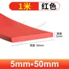 Tira Quadrada Sólida de Silicone, Resistente a Altas Temperaturas, Translúcida, Anticolisão, Resistente à Pressão, Impermeável, Tira Antiderrapante, Tira de Vedação de Silicone para Porta de Armário