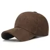 Gorra de Béisbol Otoño e Invierno para Hombres y Mujeres, Pana, Color Liso, Gorro Cálido, Protección contra el Frío Primavera y Otoño, Gorra de Pana Rayada con Visera de Pato, Tendencia Transfronteriza