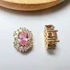 Cor de ouro 14K retenção de cor micro set zircônia contas diy acessórios para joias feitas à mão pulseira de contas acessórios materiais