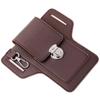 Cinturón de cuero para hombre, bolso para cigarrillos, funda para teléfono móvil, riñonera vertical multifunción, bolso pequeño de cuero, portátil, venta al por mayor
