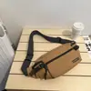 Bolsa de peito masculina moderna, mochila pequena de trabalho estilo japonês para estudantes, bolsa de ombro Harajuku da moda, bolsa de cintura feminina