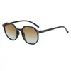 Gafas de sol con montura de polígono liso, montura grande, adelgazantes, protección solar, gafas de sol para hombre y mujer, mismo estilo, gafas de sol al por mayor