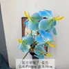 Flor Artificial Realista al Tacto Phalaenopsis, Flor de Mesa Decorativa Phalaenopsis, Material Floral de Nicho de Alta Calidad para Bodas