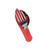 Mini Plegable Desmontable Combinación Vajilla de Viaje Montañismo al Aire Libre Mango de Aluminio Multi-Apertura Cuchillo para Exteriores Regalo Cuchillo para Fruta
