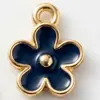 AA-2 Hecho a Mano DIY Flor Aleación Gota de Aceite Colgante Pulsera Collar Colgante Joyería Llavero Aretes