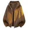 Sudadera con capucha gruesa estilo americano, una sudadera elegante y genial para hombre, perfecta para otoño e invierno, que ofrece un look sofisticado y lujoso con un corte relajado y moderno