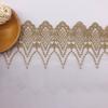 Renda de Fio Dourado com Tela Saias Lolita Acessórios Bordados em Renda Acessórios para Roupas Renda Dourada