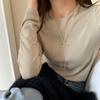 Collar Largo Casual de Lazo Desplegable para Mujer Nicho Coreano Ins Moda Elegante Versátil Cadena para Cuello Cadena para Suéter