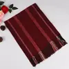 Cachecol Xadrez de Caxemira Feminino Estilo Coreano Versátil Moda Xale Longo Outono e Inverno Cachecol Masculino Estudante Quente Dupla Face