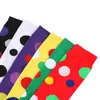 Medias de Lunares Europeas y Americanas Transfronterizas, Calcetines Largos con Patrón de Puntos, Calcetines de Payaso de Lunares, Calcetines de Fiesta de Halloween de Lunares